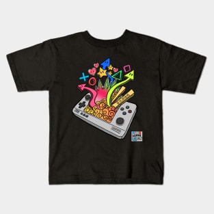 6AT0GAMING Tee Design (PSX variant) Kids T-Shirt